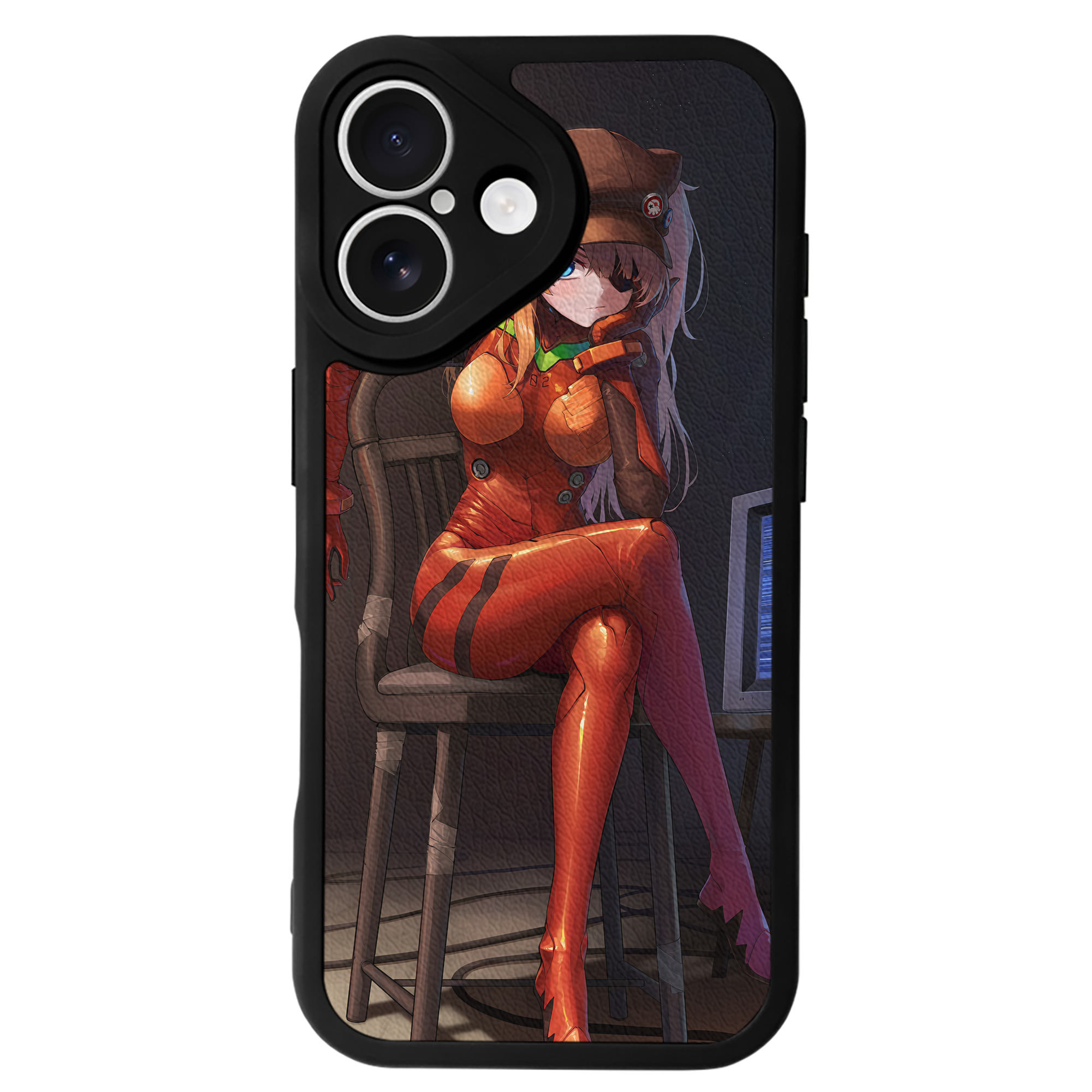 （画像用） EVA 新世紀エヴァンゲリオン 【iPhone 16シリーズ対応】シリコンスマホケース（レザー調） 材質：シリコン